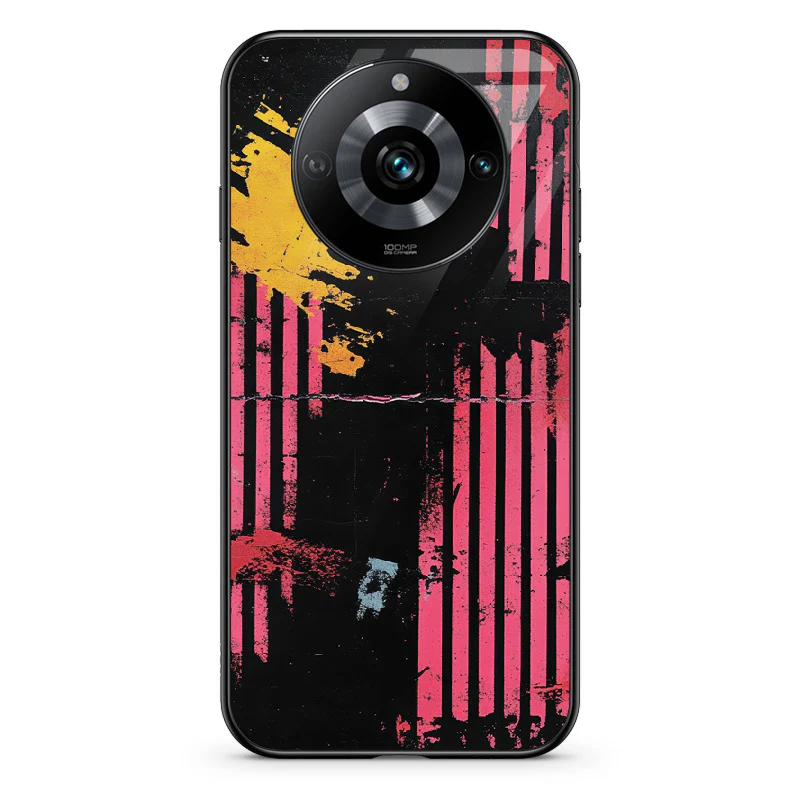 Glass Phone Case Rock ’n’ Roll Texture - Image 86