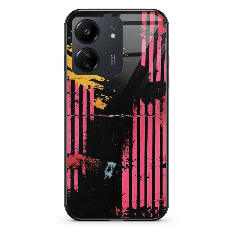 Glass Phone Case Rock ’n’ Roll Texture - Image 91