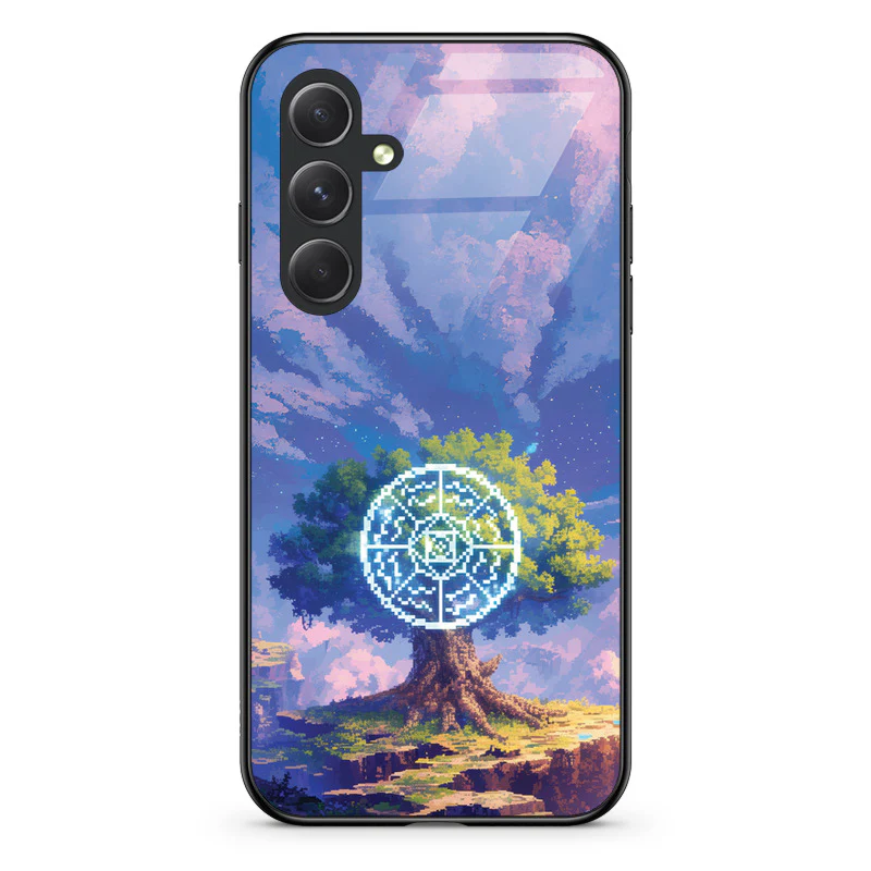Glass Phone Case Runic Tree - Image 145