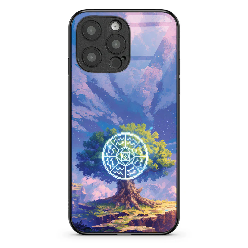 Glass Phone Case Runic Tree - Image 81