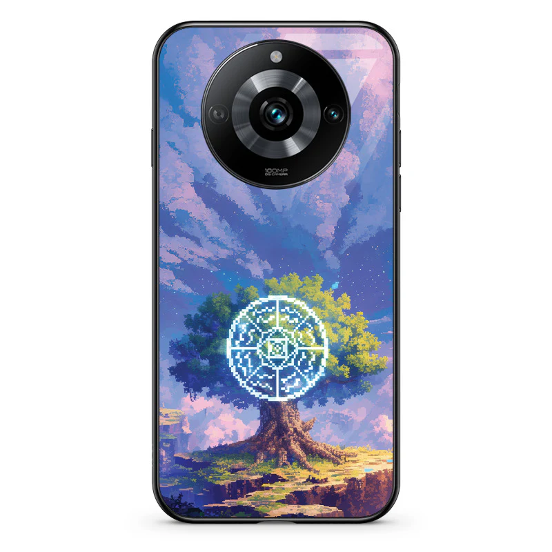Glass Phone Case Runic Tree - Image 86