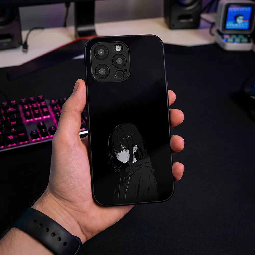Glass Phone Case Silent Gaze - Image 2
