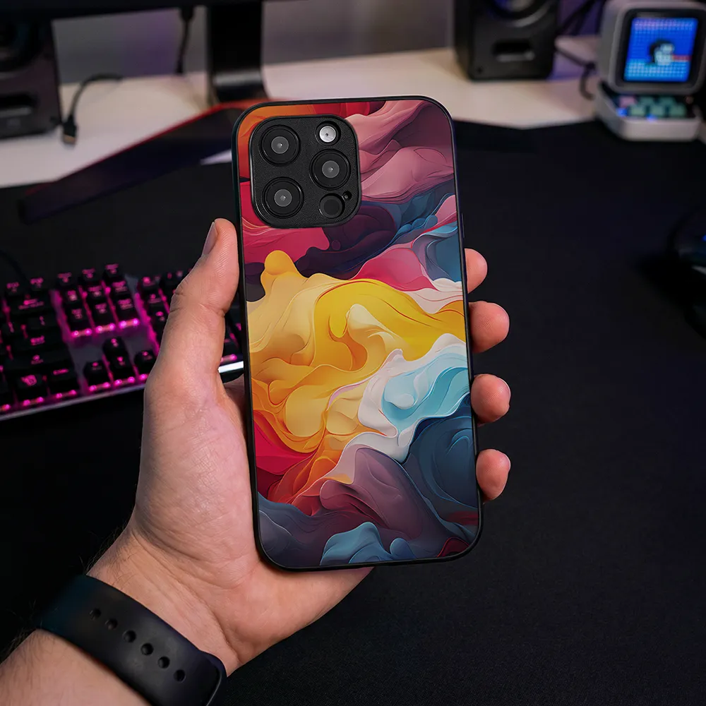 Glass Phone Case Silk Kaleidoscope - Image 2