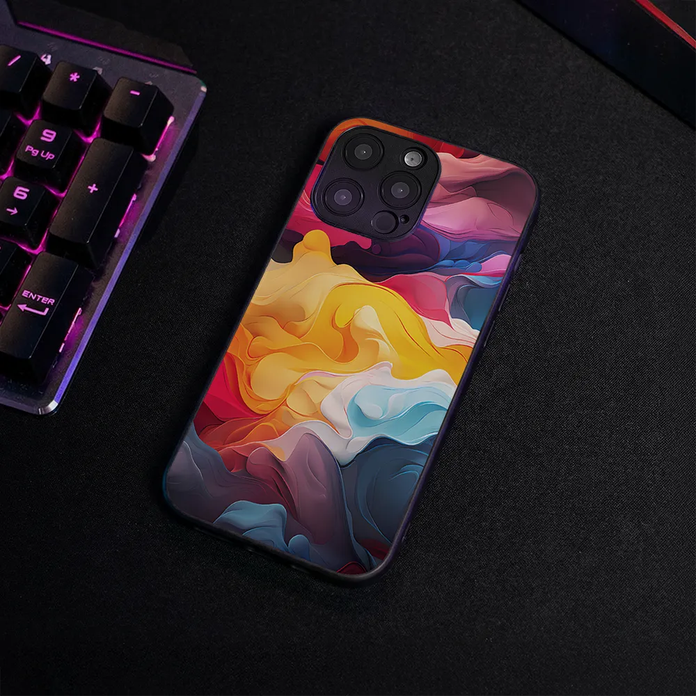 Glass Phone Case Silk Kaleidoscope - Image 4