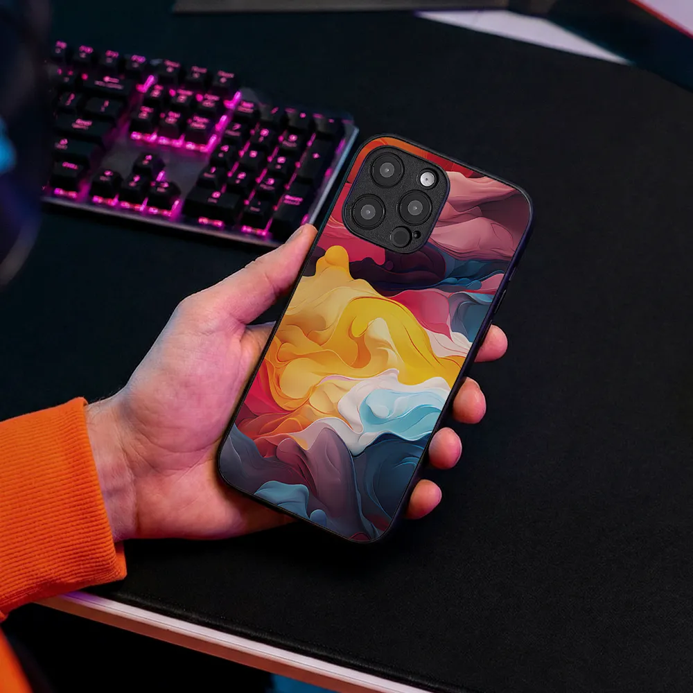 Glass Phone Case Silk Kaleidoscope - Image 5