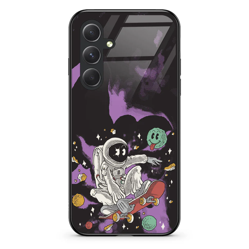 Glass Phone Case Skater Astronaut - Image 110