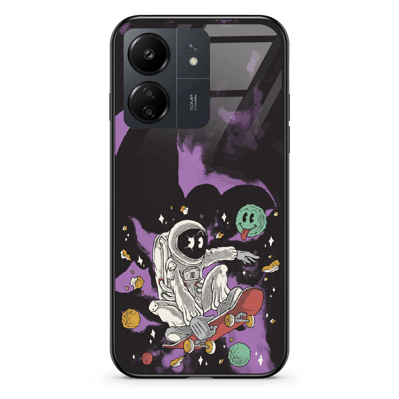 Glass Phone Case Skater Astronaut - Image 90