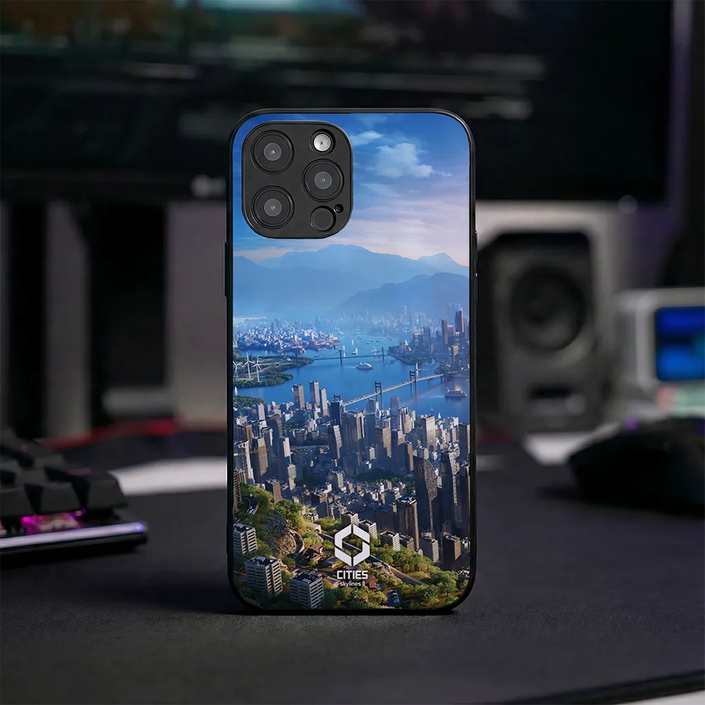 Glass Phone Case Skyline Bay