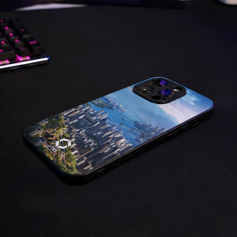 Glass Phone Case Skyline Bay - Image 10