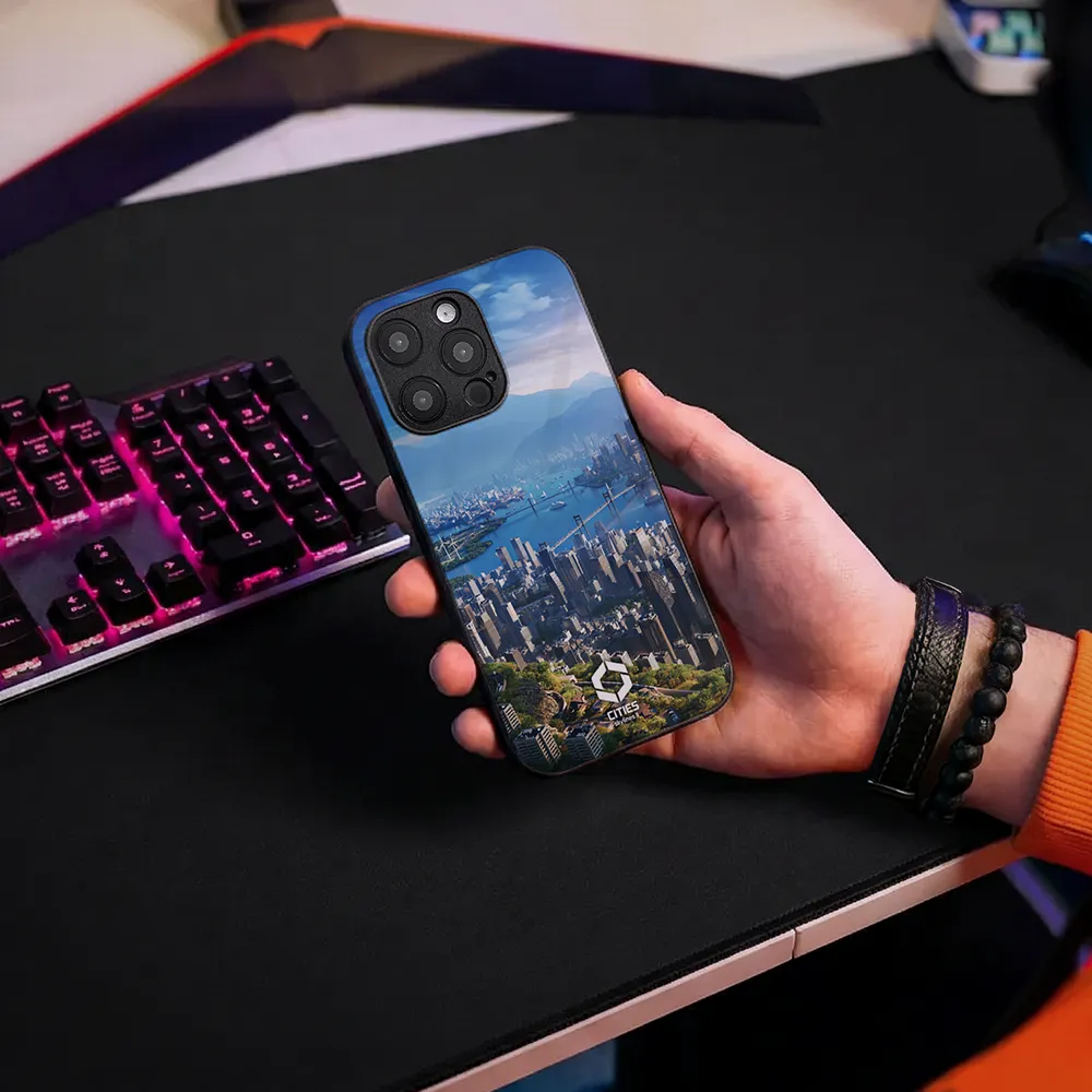 Glass Phone Case Skyline Bay - Image 9