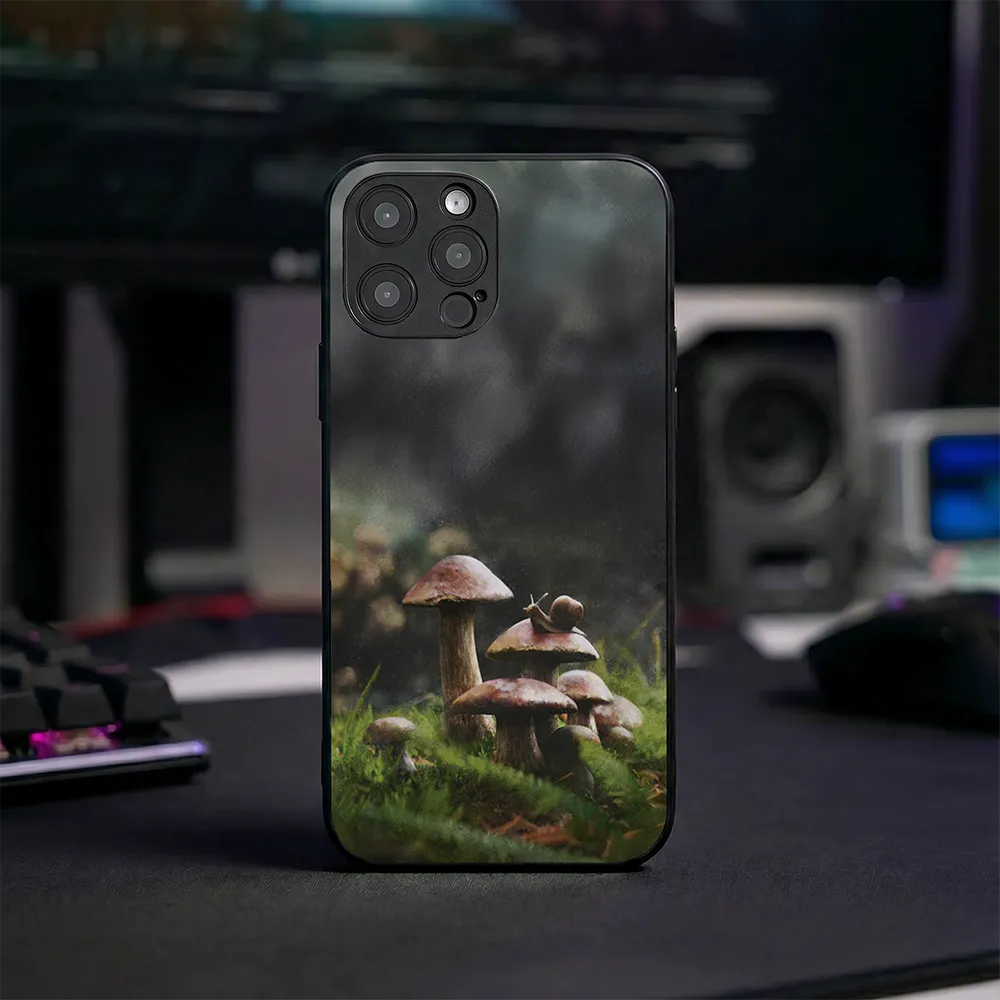 Glass Phone Case Snail