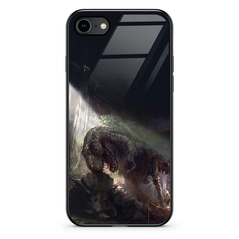 Glass Phone Case T-Rex Echoes Through Time - Image 128