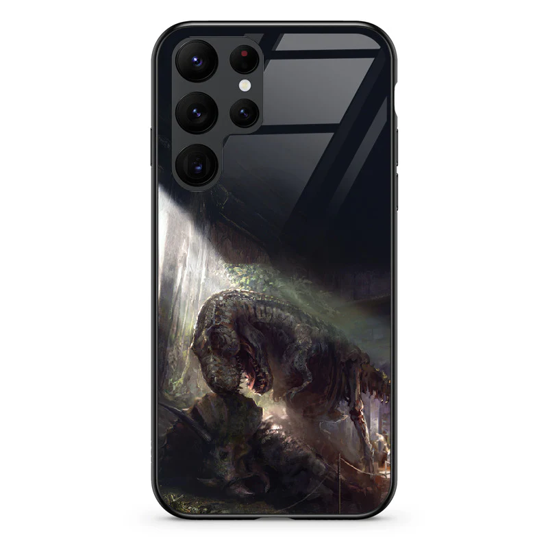 Glass Phone Case T-Rex Echoes Through Time - Image 58