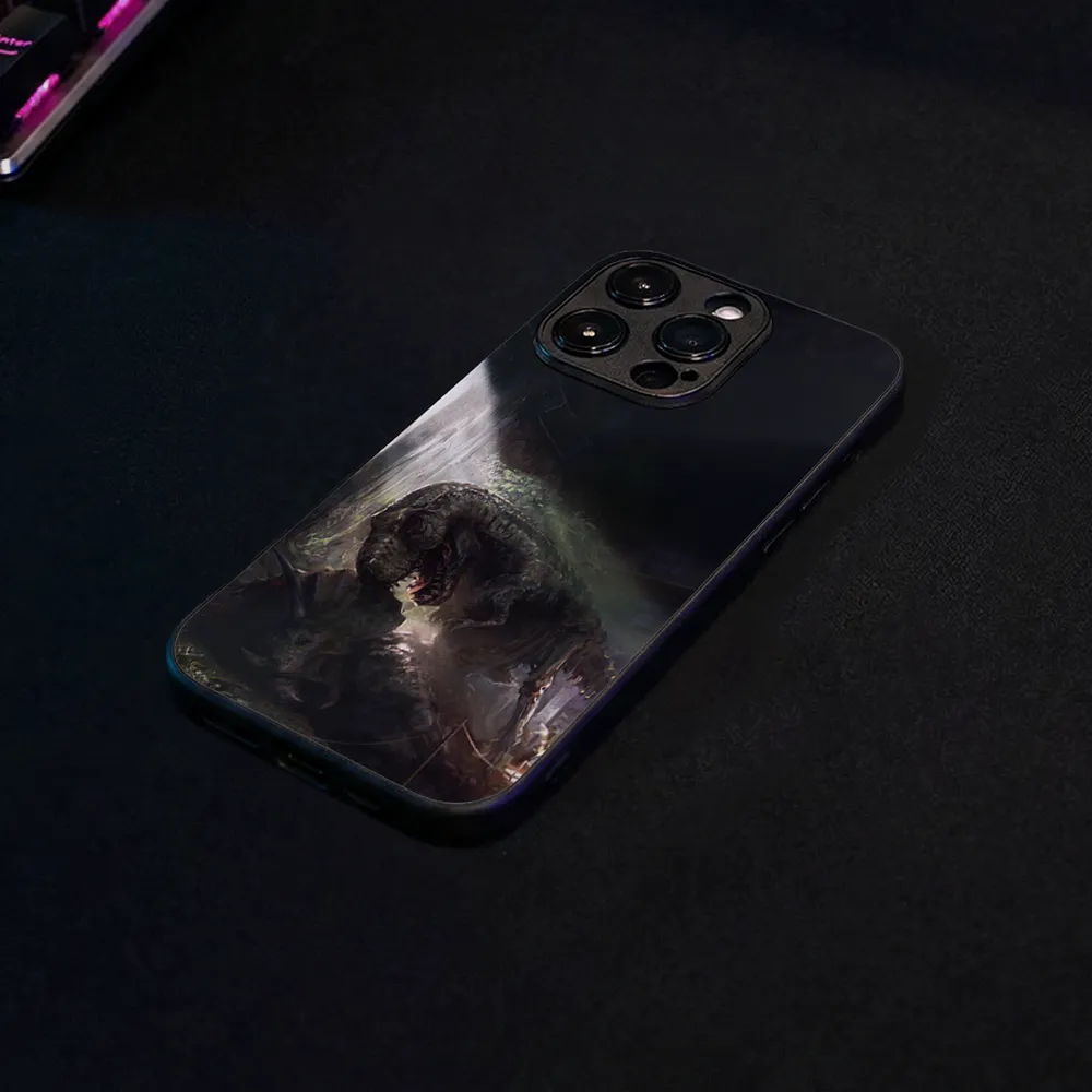 Glass Phone Case T-Rex Echoes Through Time - Image 7
