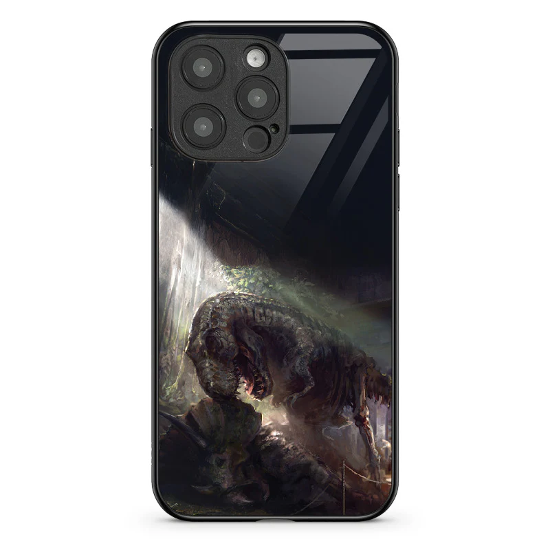 Glass Phone Case T-Rex Echoes Through Time - Image 81
