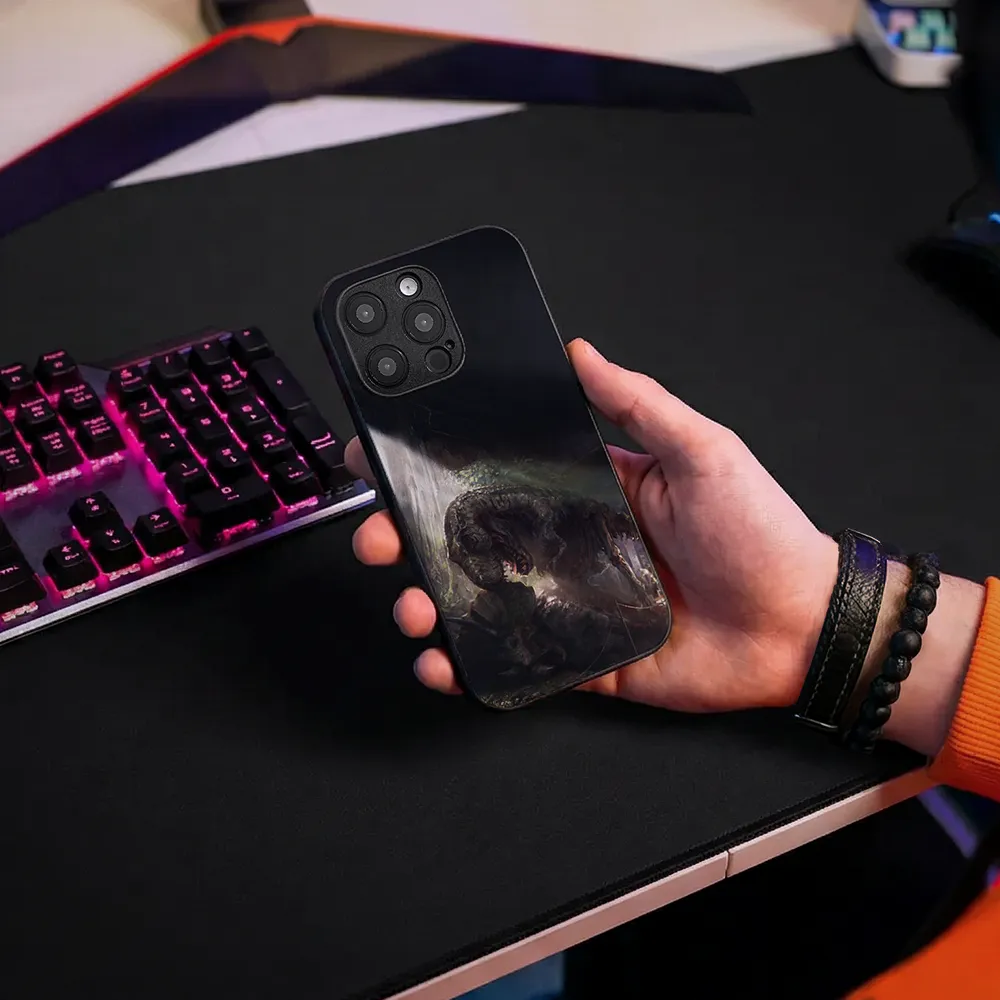 Glass Phone Case T-Rex Echoes Through Time - Image 9