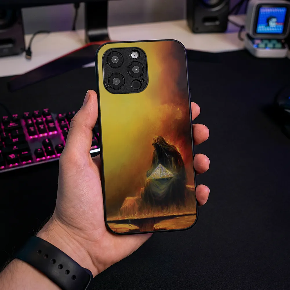 Glass Phone Case The Eternal Question - Image 2
