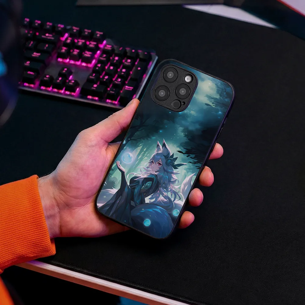 Glass Phone Case The Fox Enchantress - Image 5
