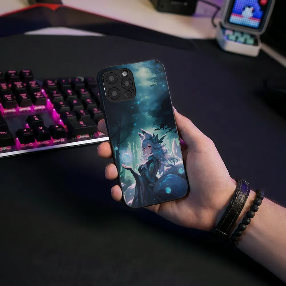 Glass Phone Case The Fox Enchantress - Image 6