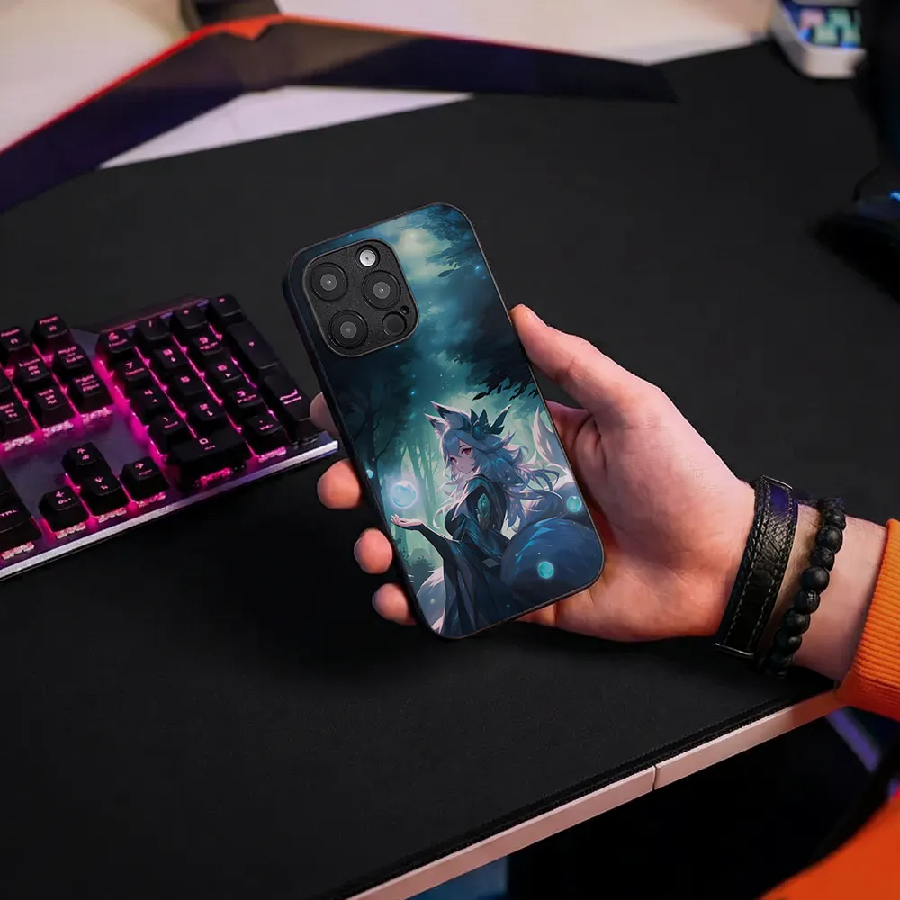 Glass Phone Case The Fox Enchantress - Image 9