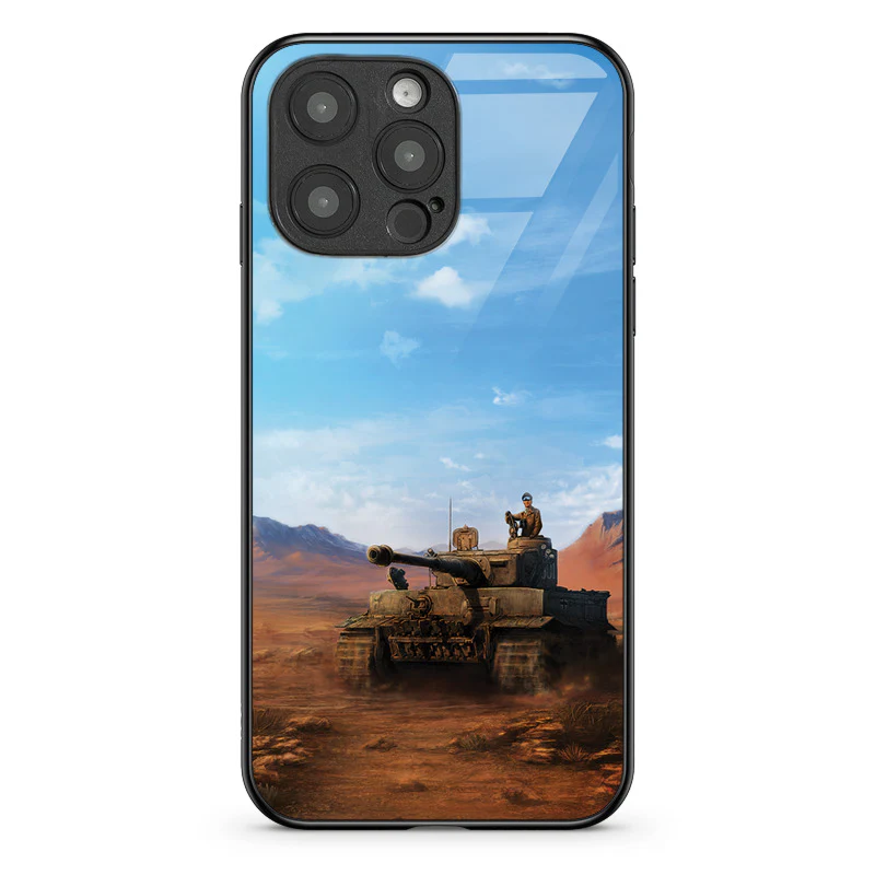 Glass Phone Case Tiger Tank - Image 23