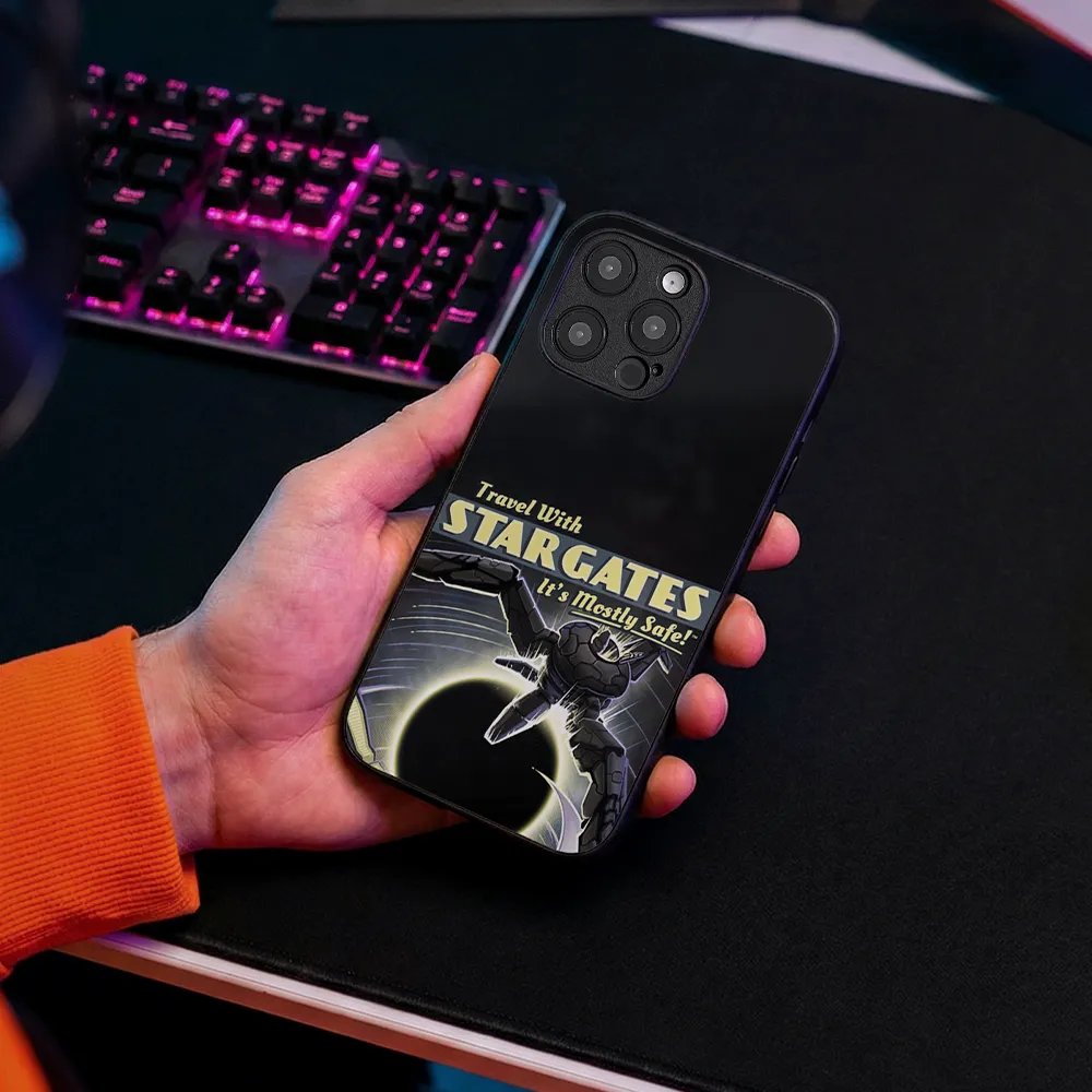 Glass Phone Case Travel with Stargates - Image 5