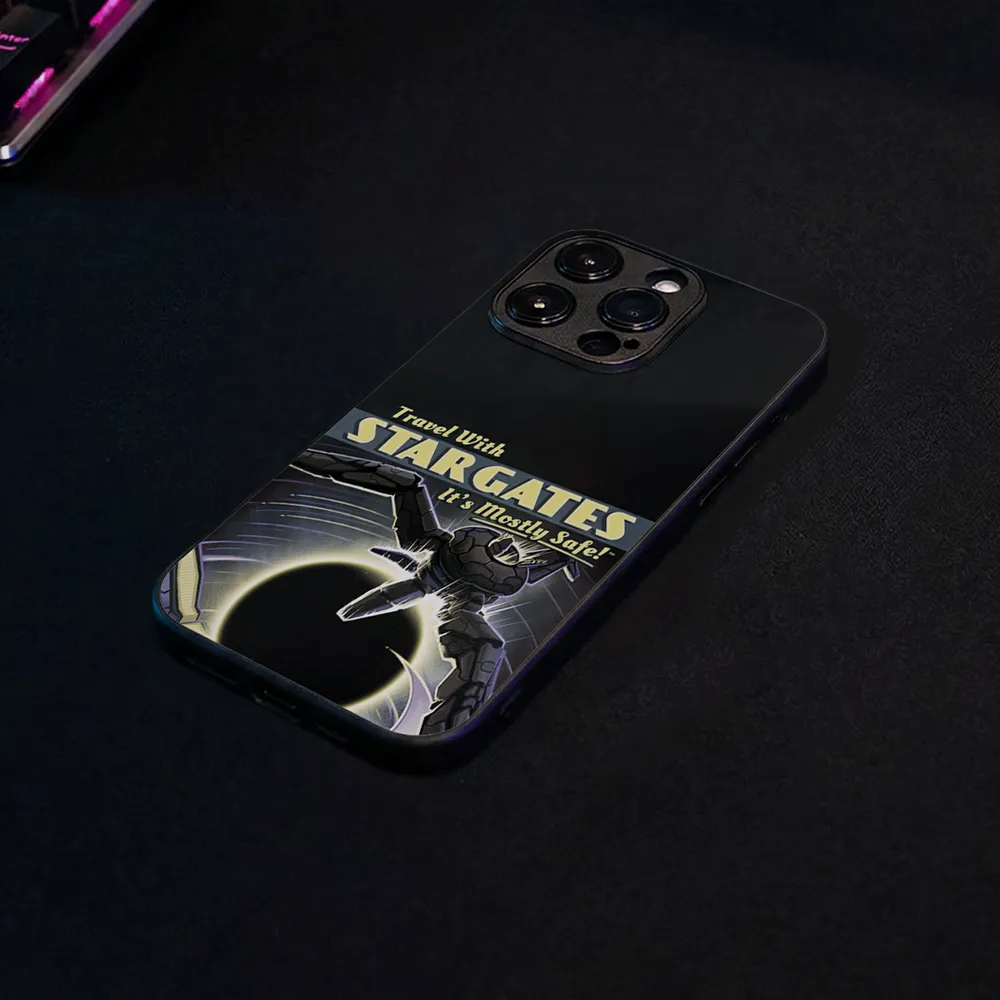 Glass Phone Case Travel with Stargates - Image 7