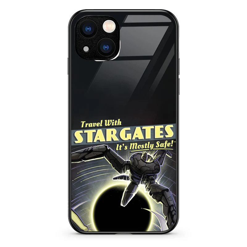 Glass Phone Case Travel with Stargates - Image 82
