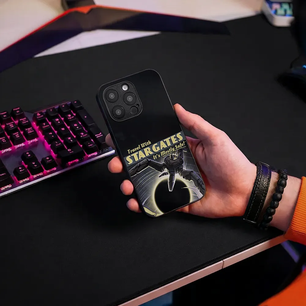 Glass Phone Case Travel with Stargates - Image 9