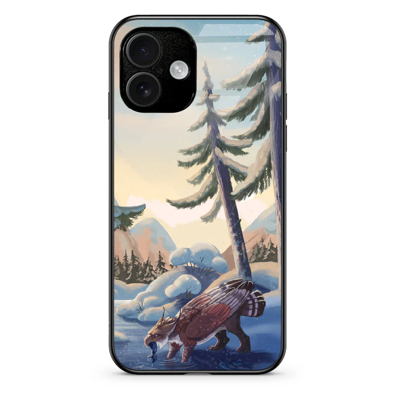 Glass Phone Case Winter Fishing - Image 108