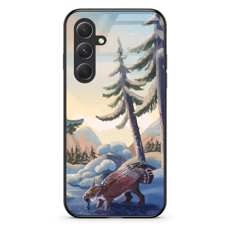Glass Phone Case Winter Fishing - Image 109