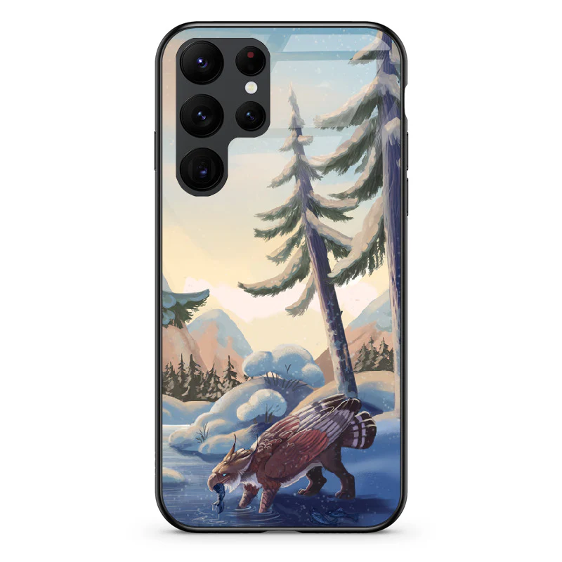 Glass Phone Case Winter Fishing - Image 118