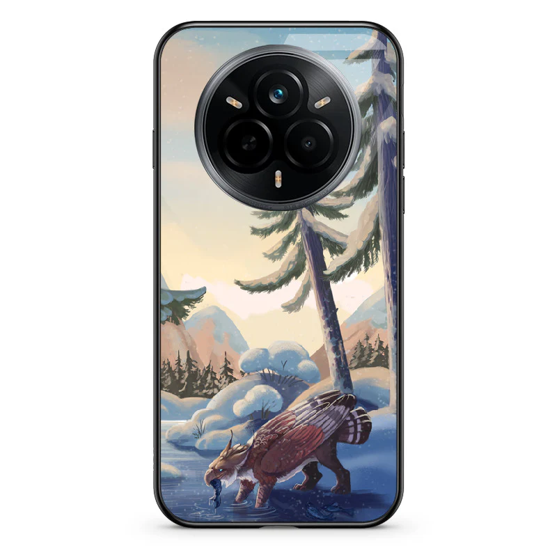 Glass Phone Case Winter Fishing - Image 125