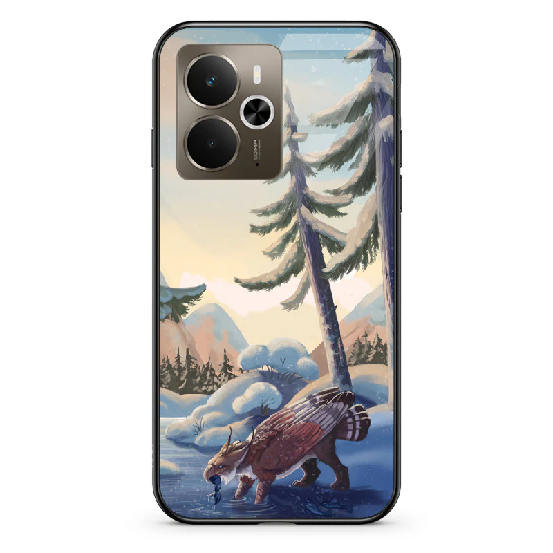 Glass Phone Case Winter Fishing - Image 129