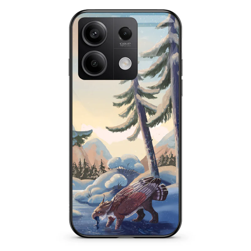 Glass Phone Case Winter Fishing - Image 13