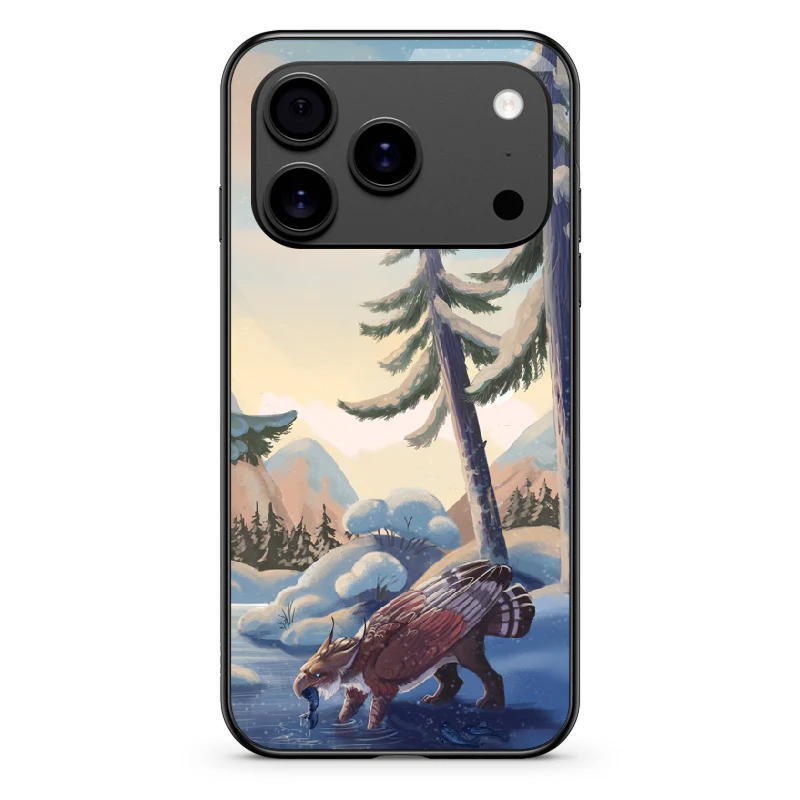 Glass Phone Case Winter Fishing - Image 132
