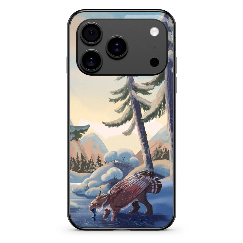 Glass Phone Case Winter Fishing - Image 133