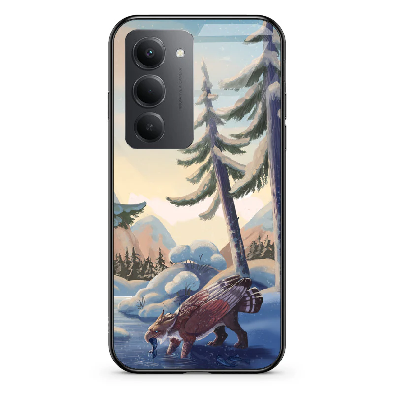 Glass Phone Case Winter Fishing - Image 135