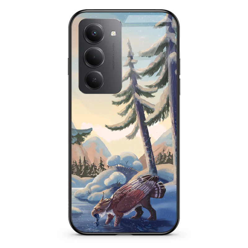 Glass Phone Case Winter Fishing - Image 136