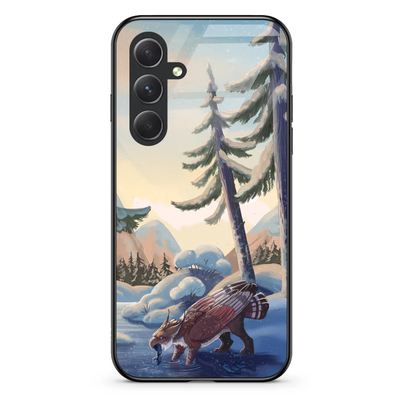 Glass Phone Case Winter Fishing - Image 137