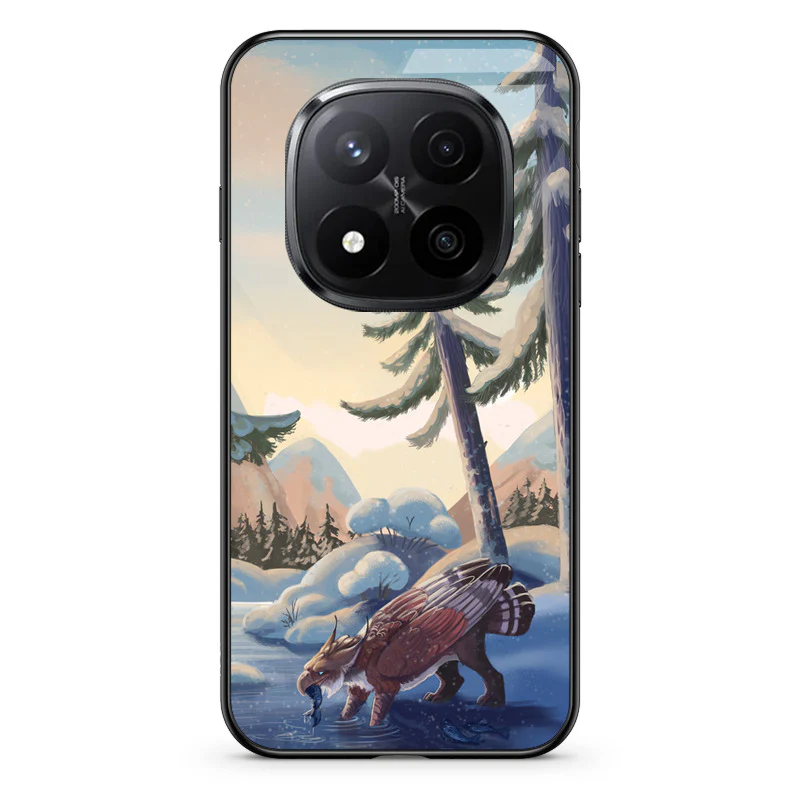 Glass Phone Case Winter Fishing - Image 140