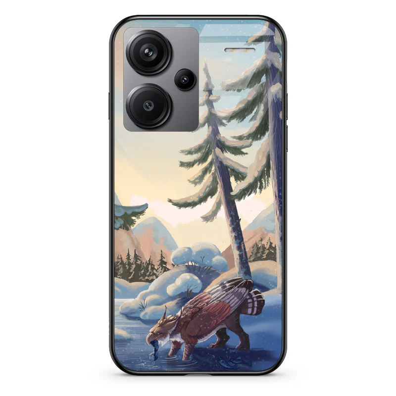 Glass Phone Case Winter Fishing - Image 15