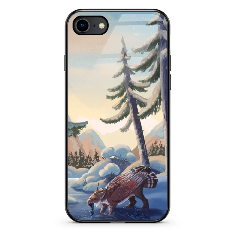 Glass Phone Case Winter Fishing - Image 23