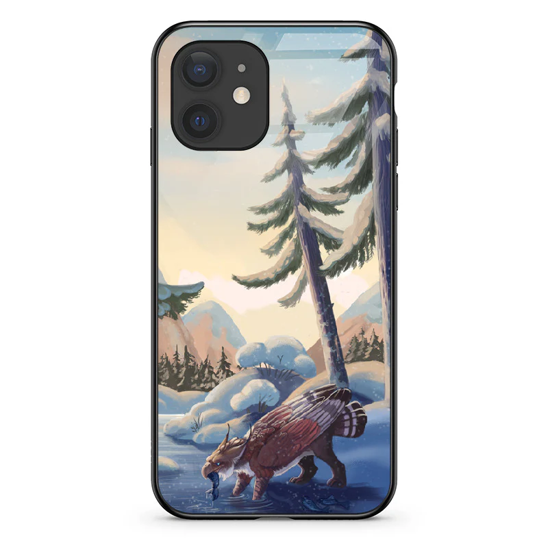 Glass Phone Case Winter Fishing - Image 26