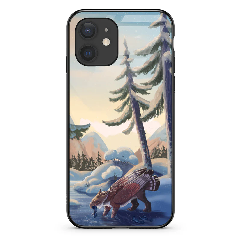 Glass Phone Case Winter Fishing - Image 50