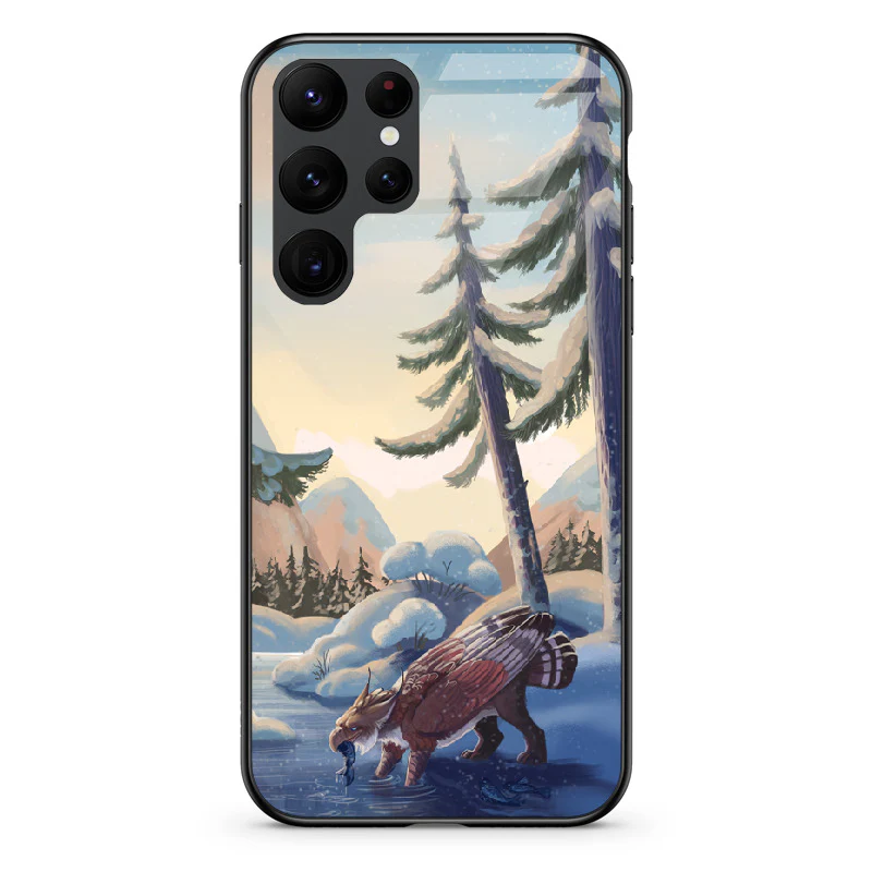 Glass Phone Case Winter Fishing - Image 57
