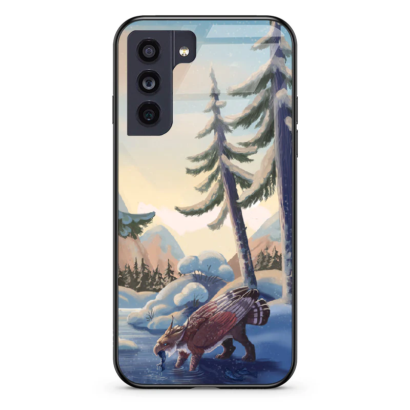 Glass Phone Case Winter Fishing - Image 63