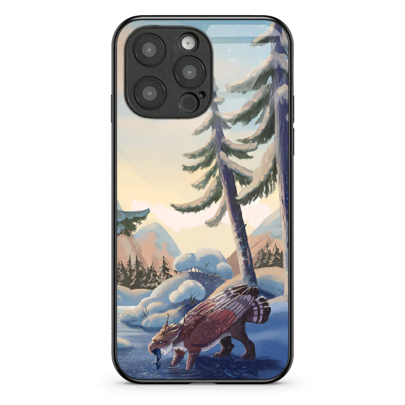 Glass Phone Case Winter Fishing - Image 71
