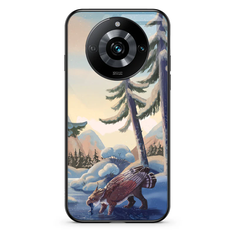 Glass Phone Case Winter Fishing - Image 85