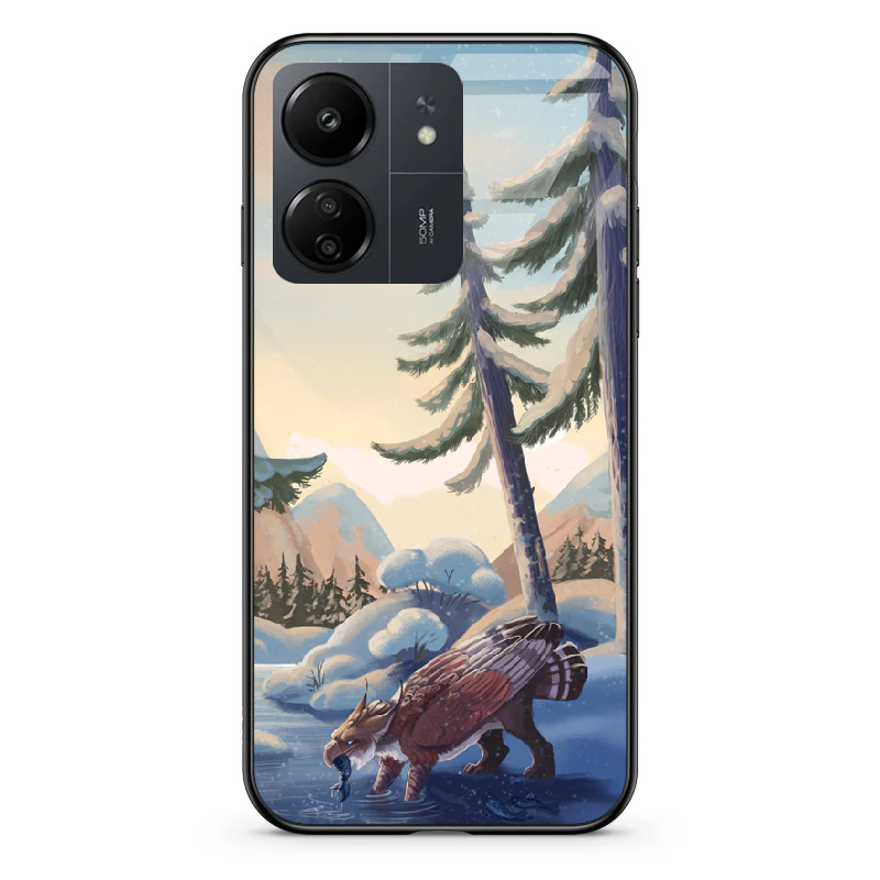 Glass Phone Case Winter Fishing - Image 90